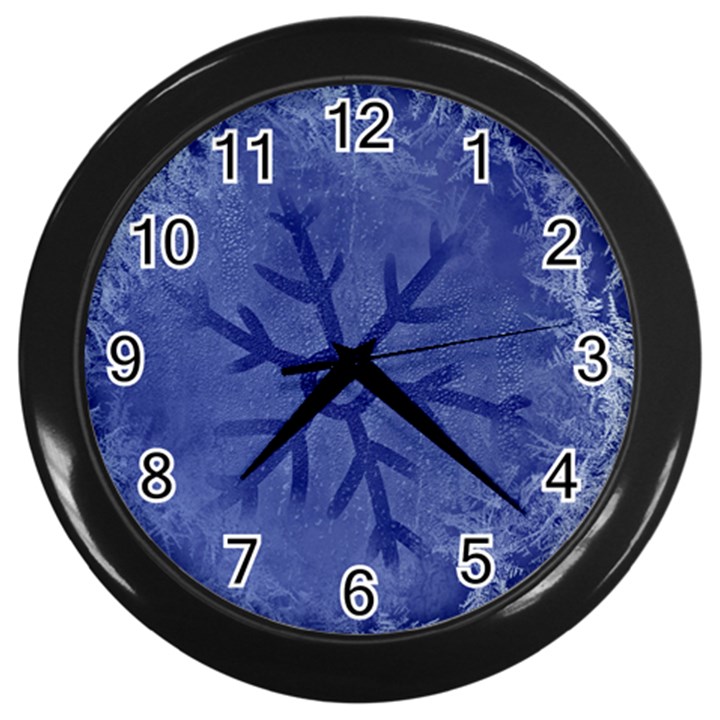 Winter Hardest Frost Cold Wall Clocks (Black)