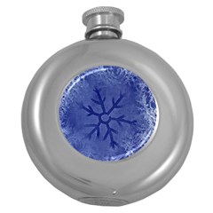 Winter Hardest Frost Cold Round Hip Flask (5 Oz) by Celenk