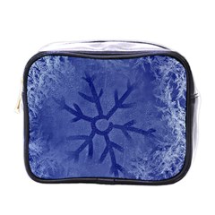 Winter Hardest Frost Cold Mini Toiletries Bags by Celenk