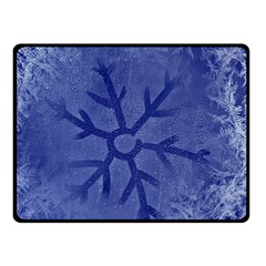 Winter Hardest Frost Cold Fleece Blanket (small) by Celenk