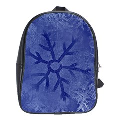 Winter Hardest Frost Cold School Bag (xl) by Celenk