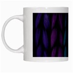 Background Weave Plait Blue Purple White Mugs Left