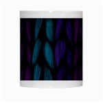 Background Weave Plait Blue Purple White Mugs Center