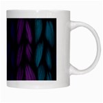 Background Weave Plait Blue Purple White Mugs Right