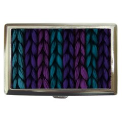 Background Weave Plait Blue Purple Cigarette Money Cases by Celenk