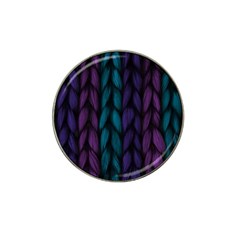 Background Weave Plait Blue Purple Hat Clip Ball Marker (4 Pack) by Celenk