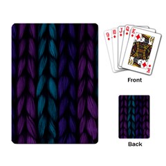 Background Weave Plait Blue Purple Playing Card by Celenk