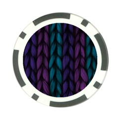 Background Weave Plait Blue Purple Poker Chip Card Guard (10 Pack) by Celenk