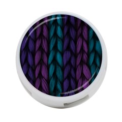 Background Weave Plait Blue Purple 4-port Usb Hub (one Side) by Celenk