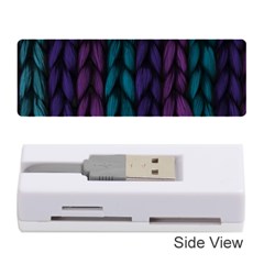 Background Weave Plait Blue Purple Memory Card Reader (stick)  by Celenk