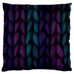 Background Weave Plait Blue Purple Large Cushion Case (one Side) by Celenk