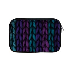 Background Weave Plait Blue Purple Apple Macbook Pro 13  Zipper Case by Celenk