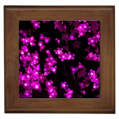 Abstract Background Purple Bright Framed Tiles by Celenk