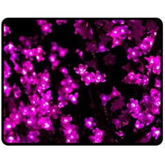 Abstract Background Purple Bright Double Sided Fleece Blanket (medium) 