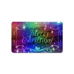 Christmas Greeting Card Frame Magnet (name Card) by Celenk