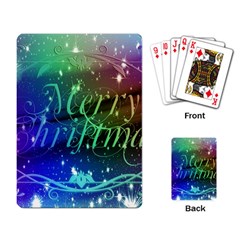 Christmas Greeting Card Frame Playing Card by Celenk