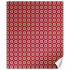 Christmas Wrapping Paper Canvas 8  X 10  by Celenk