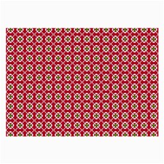 Christmas Wrapping Paper Large Glasses Cloth (2-side) by Celenk