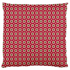 Christmas Wrapping Paper Large Flano Cushion Case (two Sides) by Celenk