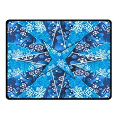 Christmas Background Wallpaper Fleece Blanket (small) by Celenk