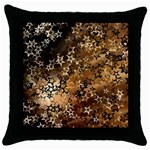 Star Sky Graphic Night Background Throw Pillow Case (Black) Front