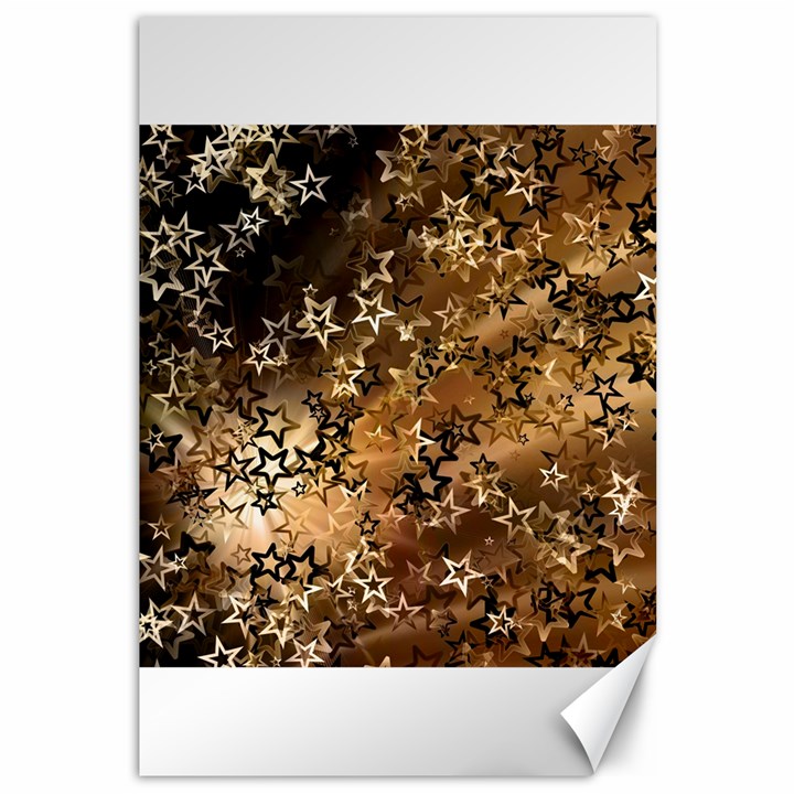 Star Sky Graphic Night Background Canvas 12  x 18  