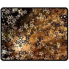 Star Sky Graphic Night Background Fleece Blanket (medium)  by Celenk