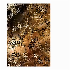 Star Sky Graphic Night Background Small Garden Flag (two Sides) by Celenk