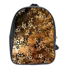 Star Sky Graphic Night Background School Bag (xl)