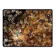 Star Sky Graphic Night Background Double Sided Fleece Blanket (small) 