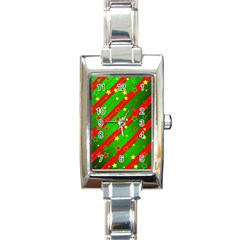 Star Sky Graphic Night Background Rectangle Italian Charm Watch by Celenk