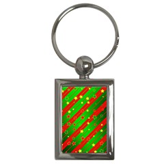 Star Sky Graphic Night Background Key Chains (rectangle)  by Celenk