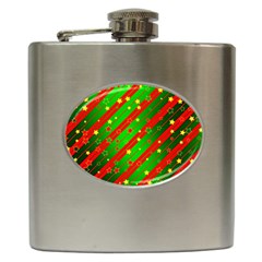 Star Sky Graphic Night Background Hip Flask (6 Oz) by Celenk