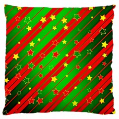 Star Sky Graphic Night Background Large Cushion Case (one Side) by Celenk