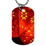 Star Light Christmas Romantic Hell Dog Tag (One Side) Front