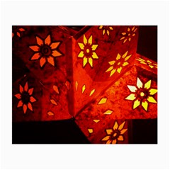 Star Light Christmas Romantic Hell Small Glasses Cloth by Celenk