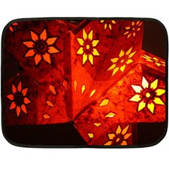 Star Light Christmas Romantic Hell Double Sided Fleece Blanket (mini)  by Celenk