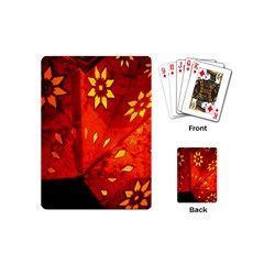 Star Light Christmas Romantic Hell Playing Cards (mini)  by Celenk