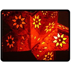 Star Light Christmas Romantic Hell Double Sided Fleece Blanket (large) 