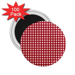 Christmas Paper Wrapping Paper 2 25  Magnets (100 Pack) 