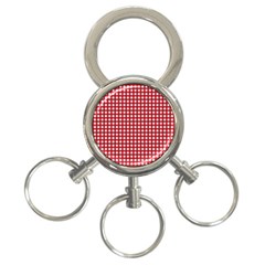 Christmas Paper Wrapping Paper 3-ring Key Chains by Celenk