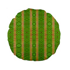 Seamless Tileable Pattern Design Standard 15  Premium Round Cushions by Celenk