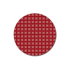 Christmas Paper Wrapping Paper Magnet 3  (round) by Celenk