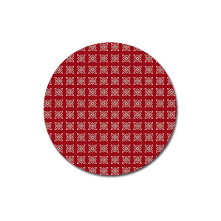 Christmas Paper Wrapping Paper Magnet 3  (Round)