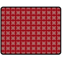 Christmas Paper Wrapping Paper Double Sided Fleece Blanket (medium) 