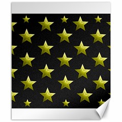 Stars Backgrounds Patterns Shapes Canvas 8  X 10  by Celenk