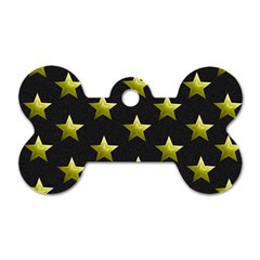 Stars Backgrounds Patterns Shapes Dog Tag Bone (two Sides) by Celenk