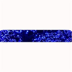 Lights Blue Tree Night Glow Small Bar Mats by Celenk