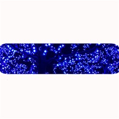 Lights Blue Tree Night Glow Large Bar Mats by Celenk