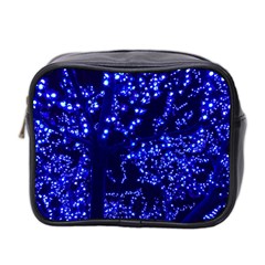 Lights Blue Tree Night Glow Mini Toiletries Bag 2-side by Celenk